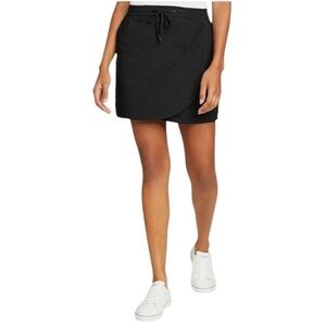 NEW Eddie Bauer Ladies' Tulip Hem Skort Black - Size L